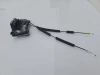 Корпус замка крупный план со стороны крепежей